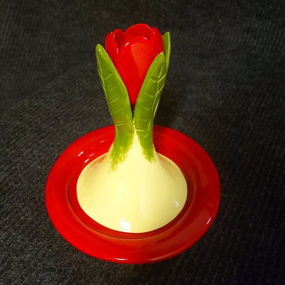 MWT- Budding  Rose Tagine ( Fancy Bakwear and cookwear )-  Made By Giesla pferde - Picture 1 of 4